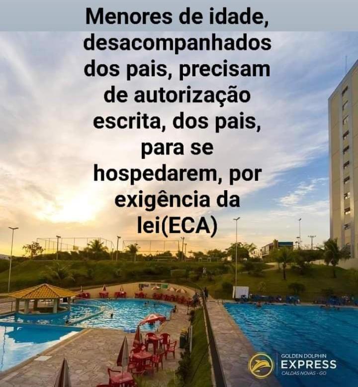 Golden Dolphin Express 5Pessoas Mais 1 Crianca Ate 5 Anos Com Toalhas E Roupas De Cama,Lencois, Travesseiros E Fronhas E 3 Parques Aquaticos Termais Limpeza Impostos E Taxas Ja Incluso Caldas Novas Luaran gambar